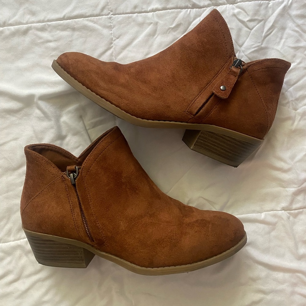 WOMENS brown ankle boots